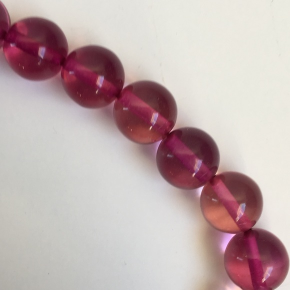 Vintage Pretty Purple Statement Necklace - Picture 5 of 8